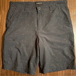 Kenneth Cole New York Navy Blue Board Shorts with Star Dots - Size 34
